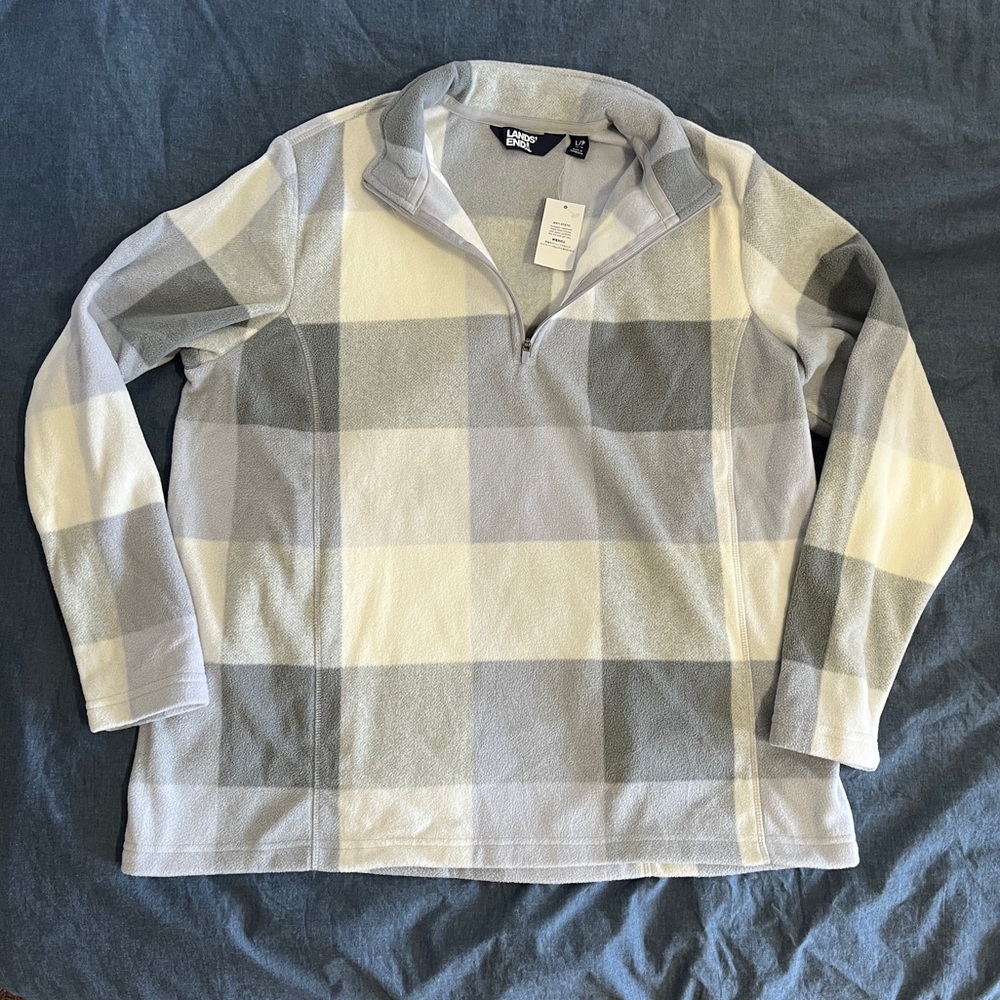 NWT Lands' End fleece, L